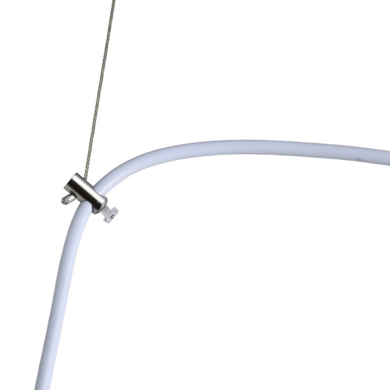 Lampada a sospensione doppia in metallo e legno "Selroom" - 2xE27