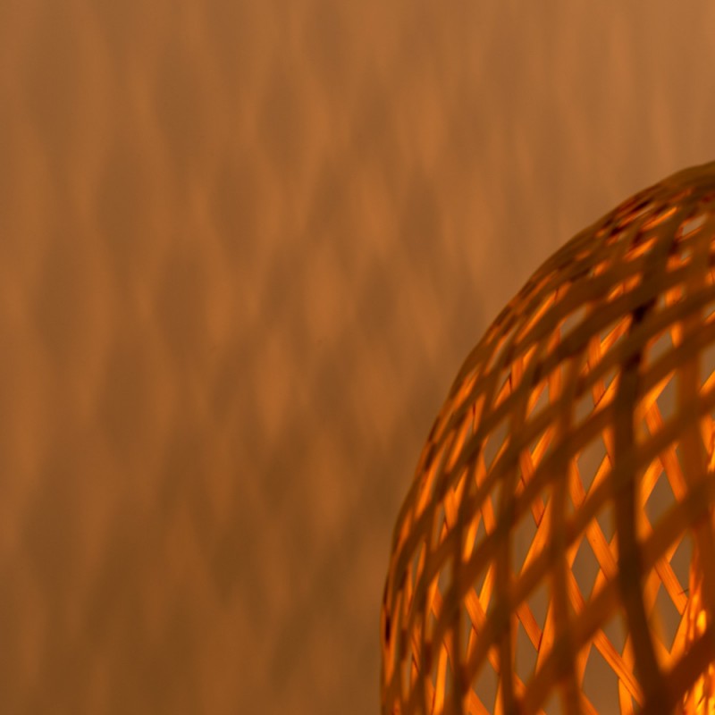 Lampada tripla a sospensione in vimini "Trisa" - 3xE27 Lampada tripla a sospensione in vimini "Trisa" - 3xE27