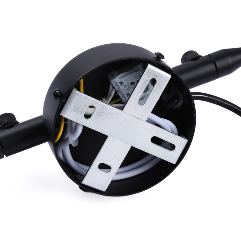 Lampada da parete di design "Louise" con spina - Ispirazione "Serge Mouille"- 2xE27 Lampada da parete di design "Louise" con spina - Ispirazione "Serge Mouille"- 2xE27