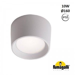 Downlight a soffitto CCT "Livia 160" FUMAGALLI - 10W - GX53 - IP55