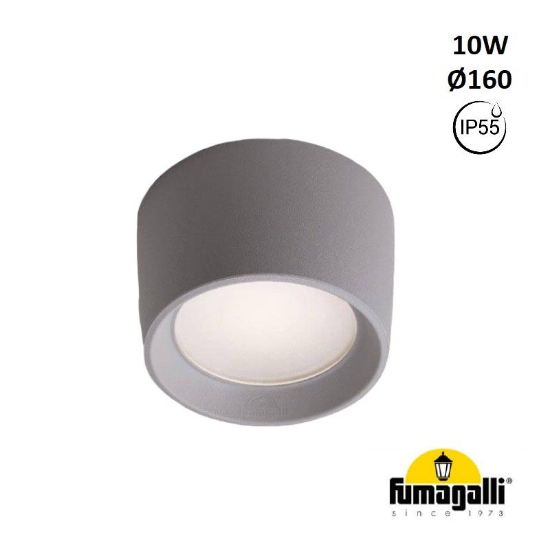 Downlight a soffitto CCT "Livia 160" FUMAGALLI - 10W - GX53 - IP55