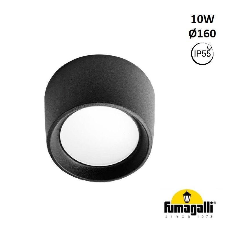 Downlight a soffitto CCT "Livia 160" FUMAGALLI - 10W - GX53 - IP55