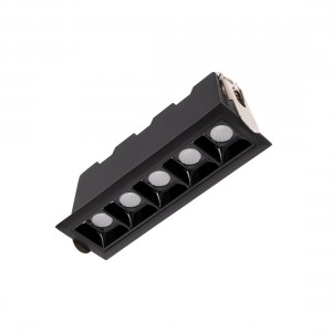 Downlight LED lineare da incasso 10W - Chip OSRAM - UGR18