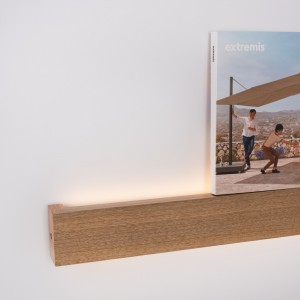 Applique lineare in legno "Wooden" - Dimmerabile - 24W - 100cm