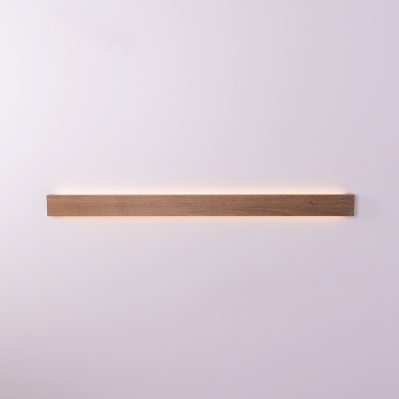 Applique lineare in legno "Wooden" - Dimmerabile - 24W - 100cm
