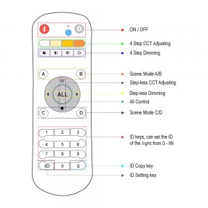 Telecomando CCT - RF - 2,4 GHz