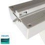 Faretto LED a binario monofase speciale per macellerie - Driver integrato Philips CertaDrive - LED COB - 40W