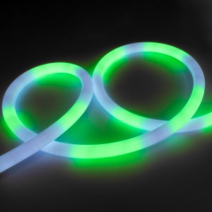 Neon LED flex RGB intelligente IC - 360º - Ø22mm - 4 metri - 12V DC - 28W/m - IP65