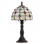 Lampada da tavolo "Rafa" ispirazione "Tiffany" - Ø 20 cm