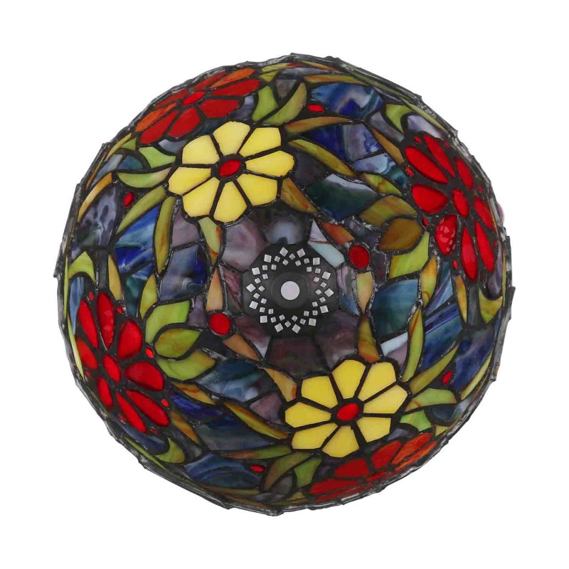 Lampada da tavolo "Saura" ispirazione "Tiffany" - Ø 20cm