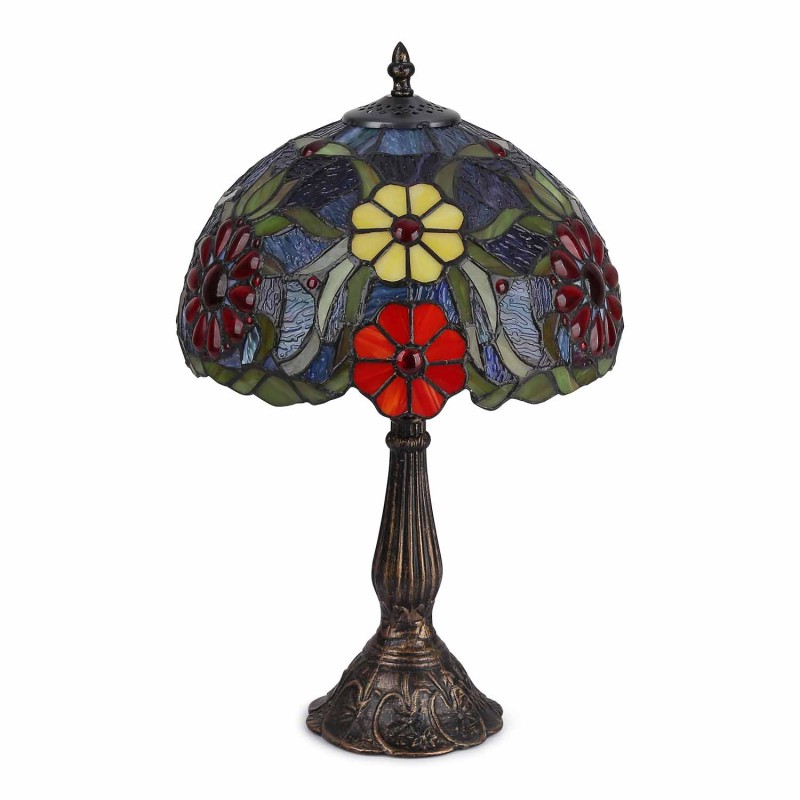 Lampada da tavolo "Saura" ispirazione "Tiffany" - Ø 30cm Lampada da tavolo "Saura" ispirazione "Tiffany" - Ø 30cm