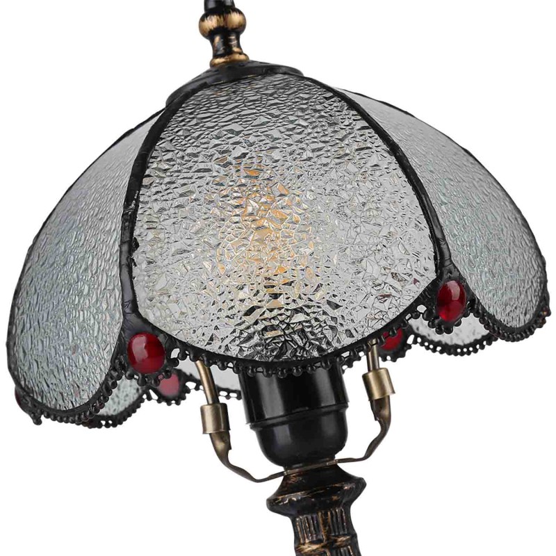 Lampada da tavolo "Candice" ispirazione "Tiffany" - Ø 20 cm Lampada da tavolo "Candice" ispirazione "Tiffany" - Ø 20 cm