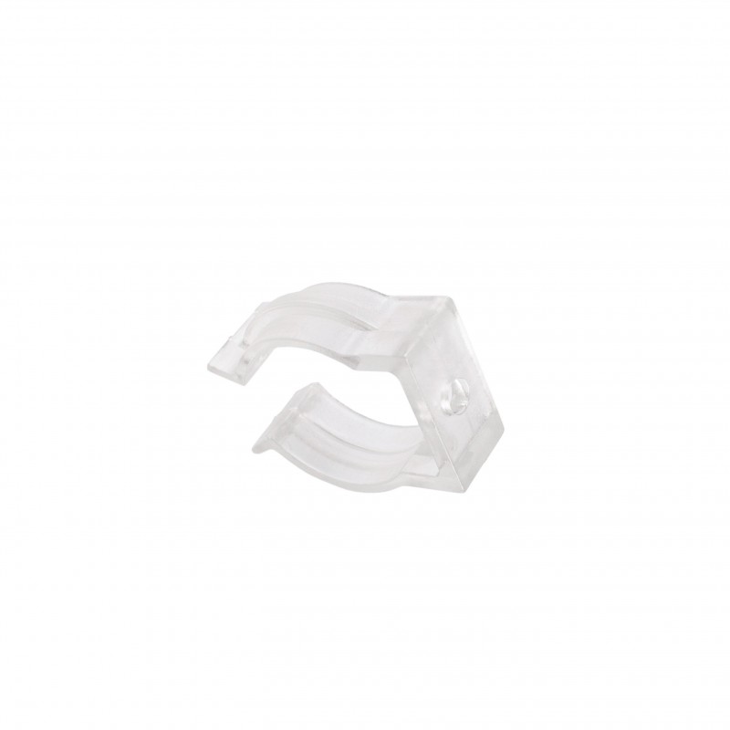 Clip di fissaggio in plastica per neon LED 360º - Ø20mm - N20D