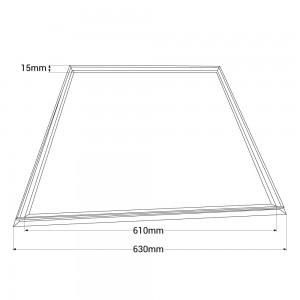 Cornice 60x60 Frame Montaggio a Tetto per Pannello Pannelli Led Life