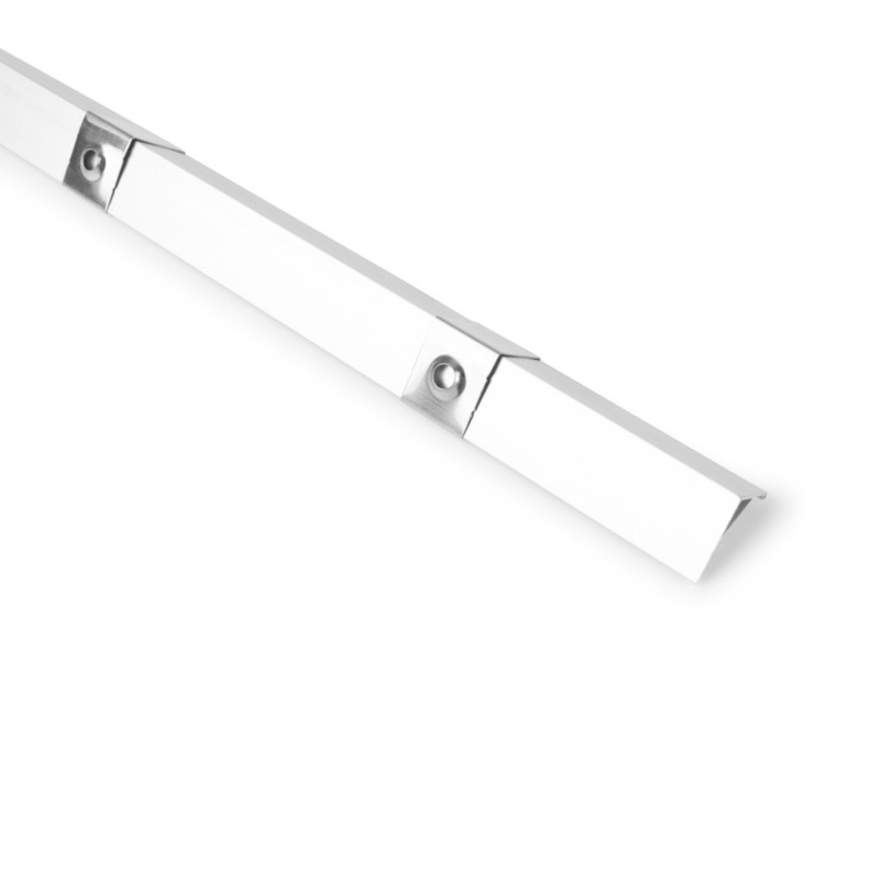 STANLEY Kit Organizzazione Parete 20 Pezzi - 2 Binari 120cm, 16 Ganci, 4 Tappi Per Garage E Officina, Grigio - Foto 9