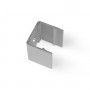 Clip di fissaggio in metallo per profilo flessibile in silicone 16x16 mm (rif. WOS1616)
