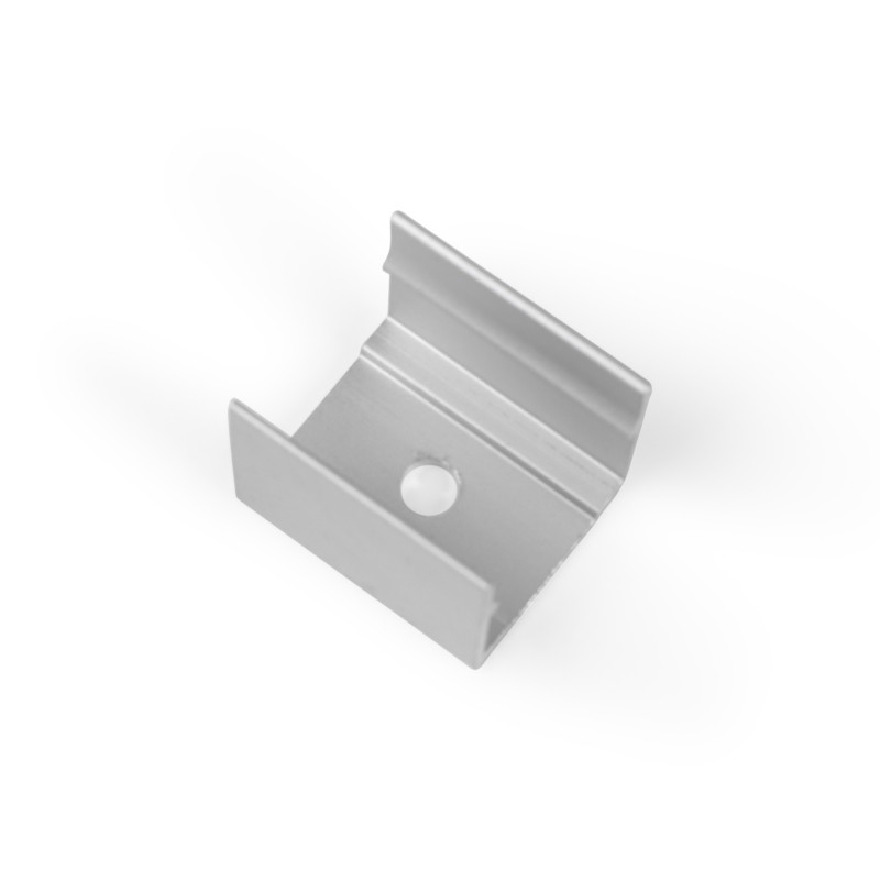 Clip di fissaggio in metallo per guaina flessibile in silicone 16x16 mm (rif. WOS1616)