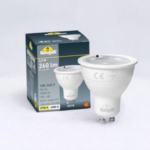 Lampadina LED GU10 - 3,5W - CCT - Fumagalli