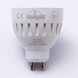 Lampadina LED GU10 - 6W - CCT - Fumagalli