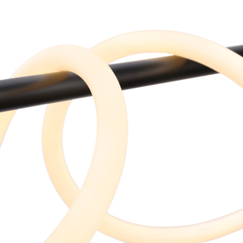 Lampada a sospensione moderna neon ondulante "Corda" - 360º - 45W - 3000K Lampada a sospensione moderna neon ondulante "Corda" - 360º - 45W - 3000K