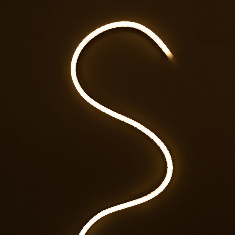 Profilo flessibile in alluminio 16x16 mm per guaine in silicone - 2 metri Profilo flessibile in alluminio 16x16 mm per guaine in silicone - 2 metri