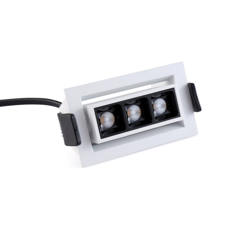 Faretto lineare LED da incasso - 6W - UGR18 - CRI90 - Chip OSRAM - 2800K Faretto lineare LED da incasso - 6W - UGR18 - CRI90 - Chip OSRAM - 2800K