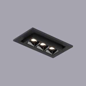 Faretto lineare LED da incasso 6W - Orientabile - UGR18 - CRI90