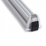 Faretto lineare LED da incasso 20W - Orientabile - UGR18 - CRI90 - Chip OSRAM - 2800K