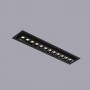 Faretto lineare LED da incasso 20W - Orientabile - UGR18 - CRI90 - Chip OSRAM - 2800K