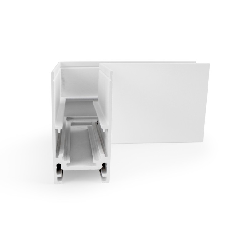 Giunto L per binari magnetici da superficie 20 mm - Orizzontale Giunto L per binari magnetici da superficie 20 mm - Orizzontale