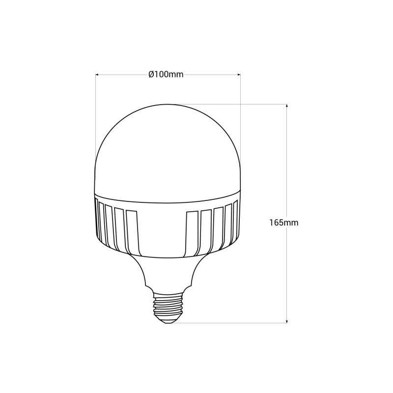 Lampadina a led ad alta potenza 30W E27 3550 lumen