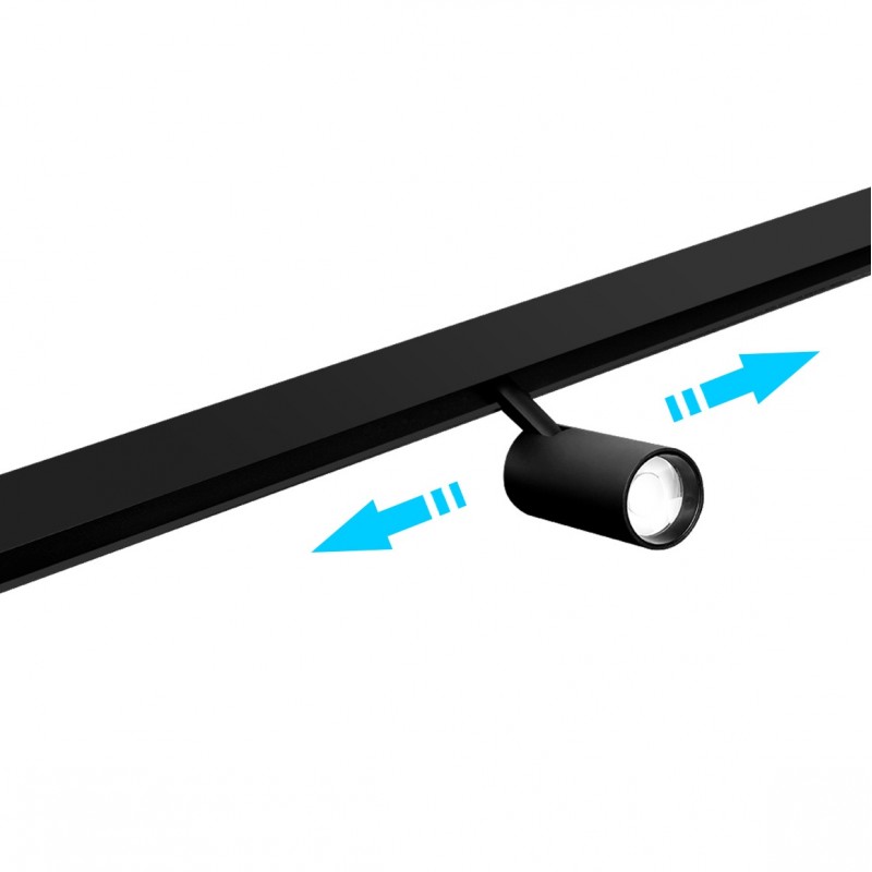 Faretto LED CCT per binario magnetico 48V - 12W - Mi Light Faretto LED CCT per binario magnetico 48V - 12W - Mi Light