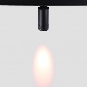 Faretto LED a binario magnetico con Zoom 10°-55º - 48V - 25W