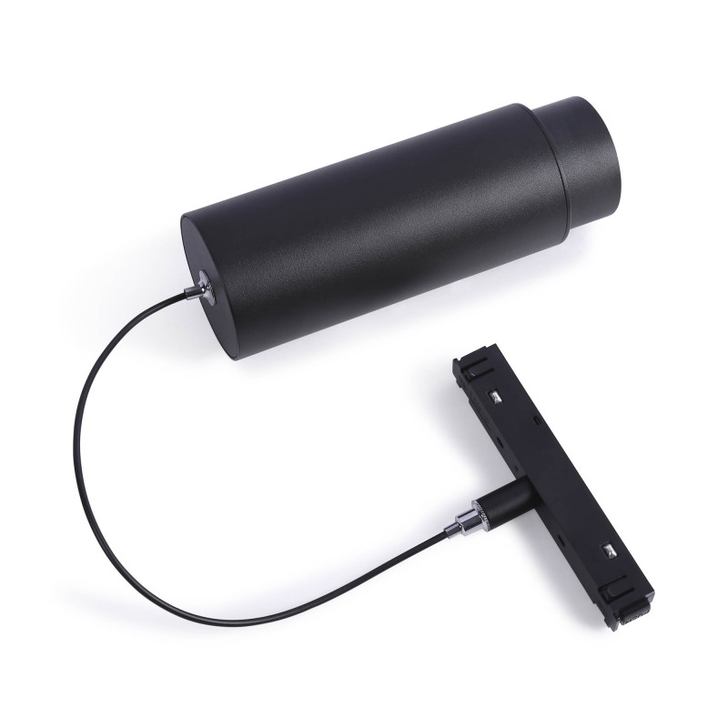 Faretto LED a sospensione per binario magnetico con ZOOM 15°- 60° - 48V - 8W - UGR16 - CRI95 Faretto LED a sospensione per binario magnetico con ZOOM 15°- 60° - 48V - 8W - UGR16 - CRI95