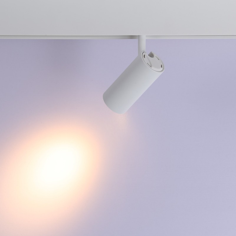 Faretto LED a binario magnetico 48V - 6W - Bianco