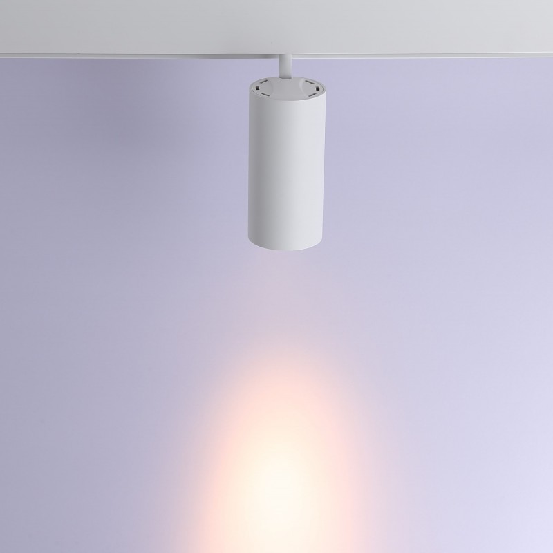 Faretto LED a binario magnetico 48V - 18W - Bianco
