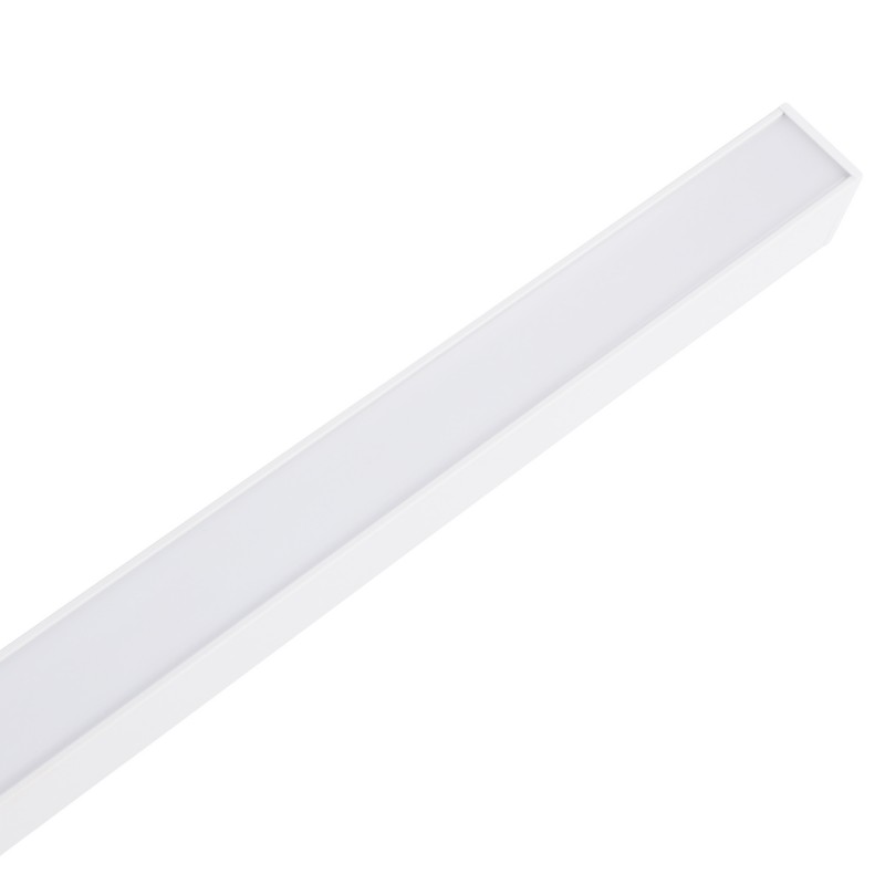Faretto lineare LED opalino a binario magnetico 48V - 20W - Bianco