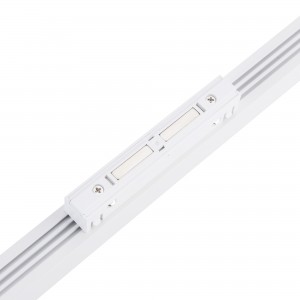 Faretto lineare LED opalino a binario magnetico 48V - 20W - Bianco