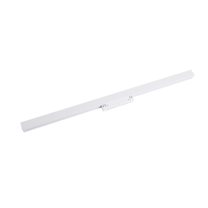 Faretto lineare LED opalino a binario magnetico 48V - 20W - Bianco