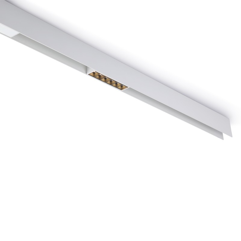 Faretto lineare LED a binario magnetico 48V - 6W - UGR 16 - Bianco Faretto lineare LED a binario magnetico 48V - 6W - UGR 16 - Bianco