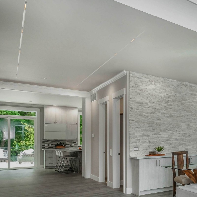 Faretto lineare LED a binario magnetico 48V - 6W - UGR 16 - Bianco Faretto lineare LED a binario magnetico 48V - 6W - UGR 16 - Bianco