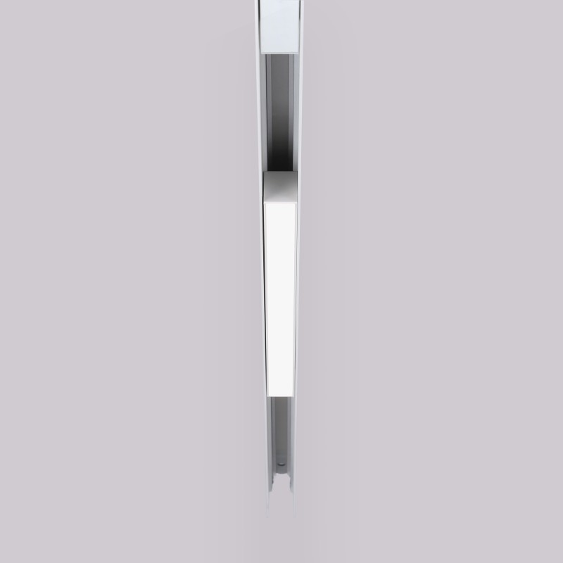 Faretto lineare LED opalino a binario magnetico 48V - 10W - Bianco