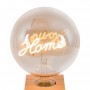 Lampadina decorativa a filamento "HOME" E27 G125 - 4W - 2200K