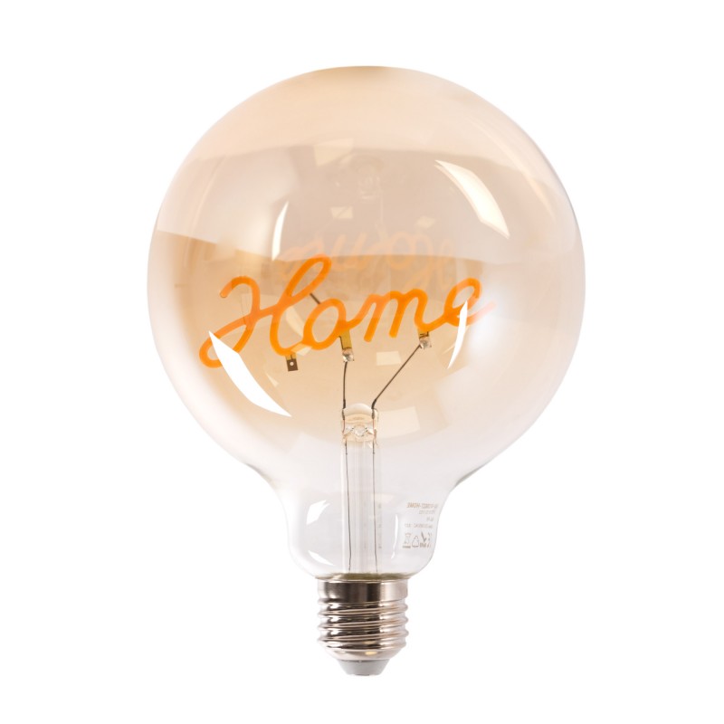 Lampadina decorativa a filamento "HOME" E27 G125 - 4W - 2200K Lampadina decorativa a filamento "HOME" E27 G125 - 4W - 2200K
