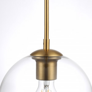 Lampada a sospensione in vetro "Cleire" - E27
