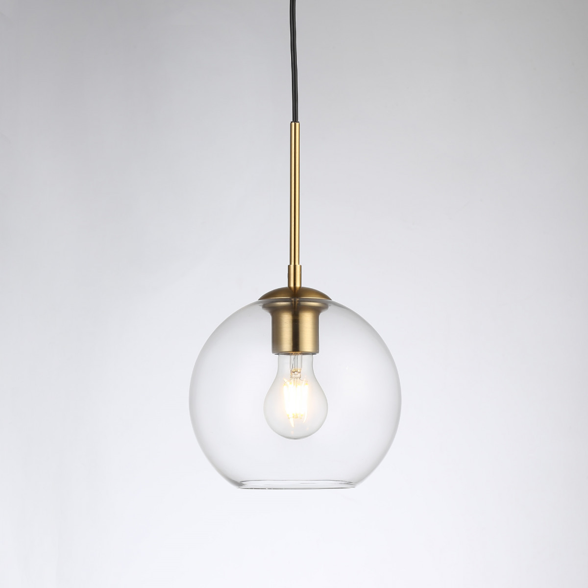 Lampada a sospensione in vetro "Cleire" - E27