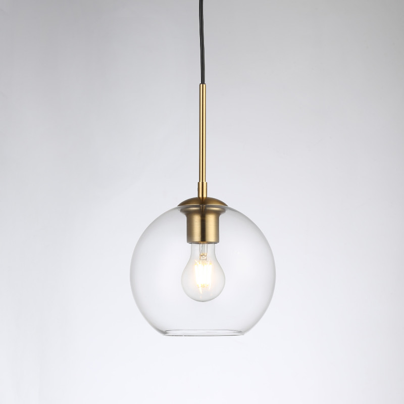 Lampada a sospensione in vetro "Cleire" - E27