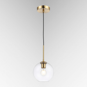 Lampada a sospensione in vetro "Cleire" - E27