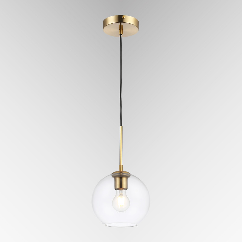 Lampada a sospensione in vetro "Cleire" - E27