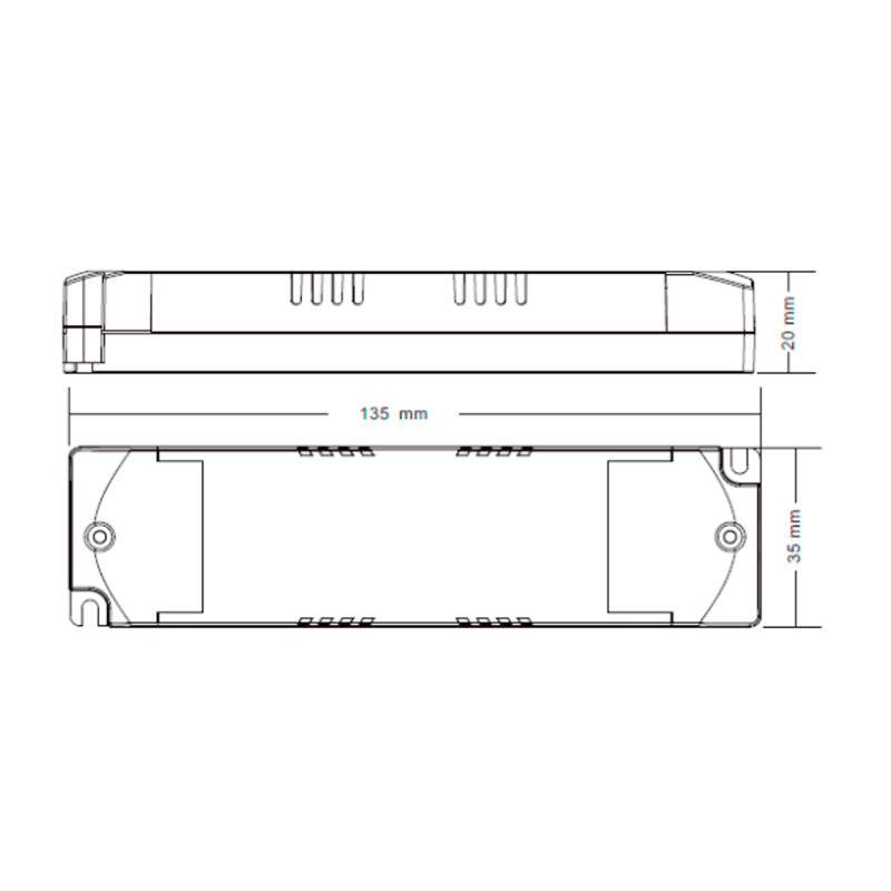 Driver dimmerabile DALI DT6 monocolore 220-240V - Uscita 6-42V DC - 100-700mA - 12W Driver dimmerabile DALI DT6 monocolore 220-240V - Uscita 6-42V DC - 100-700mA - 12W